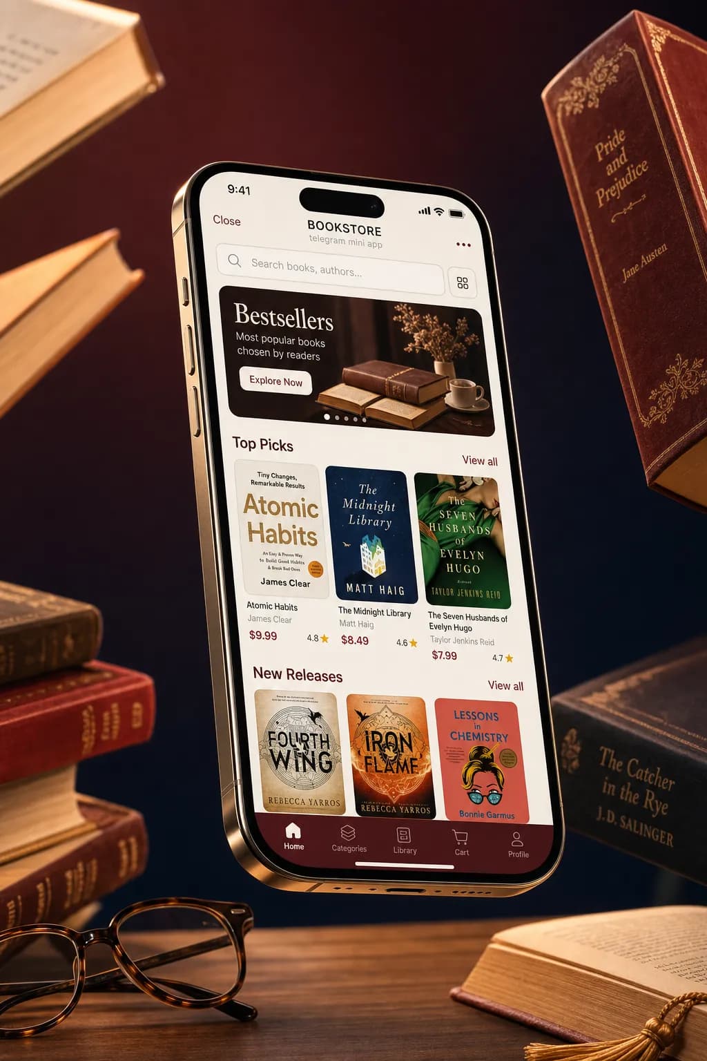 Chapter — Livres storefront design preview