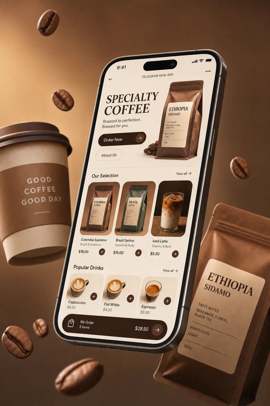 Roast — Coffee storefront design