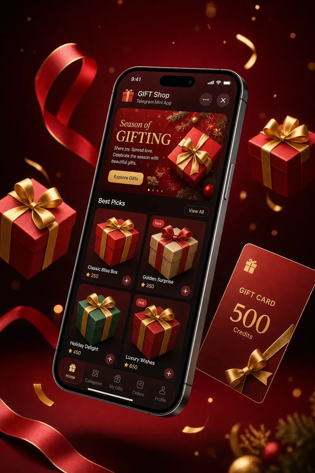 Wrap — Hadiah storefront design preview