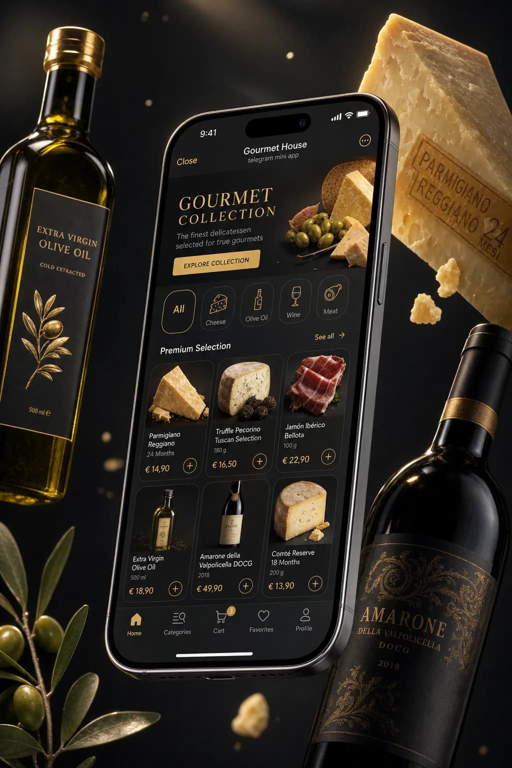 Épicure — Makanan Gourmet storefront design preview